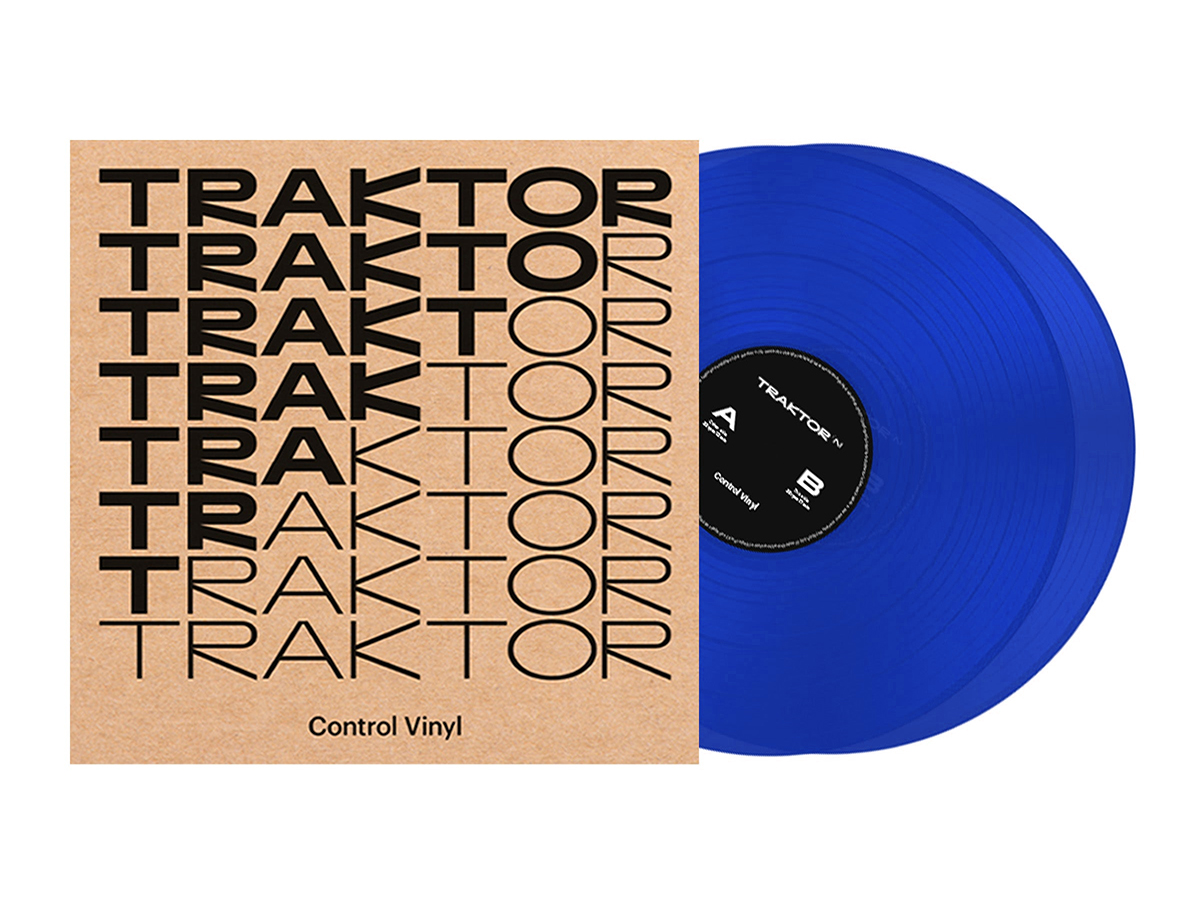 Виниловый диск с таймкодами Native Instruments Traktor Control Vinyl Blue