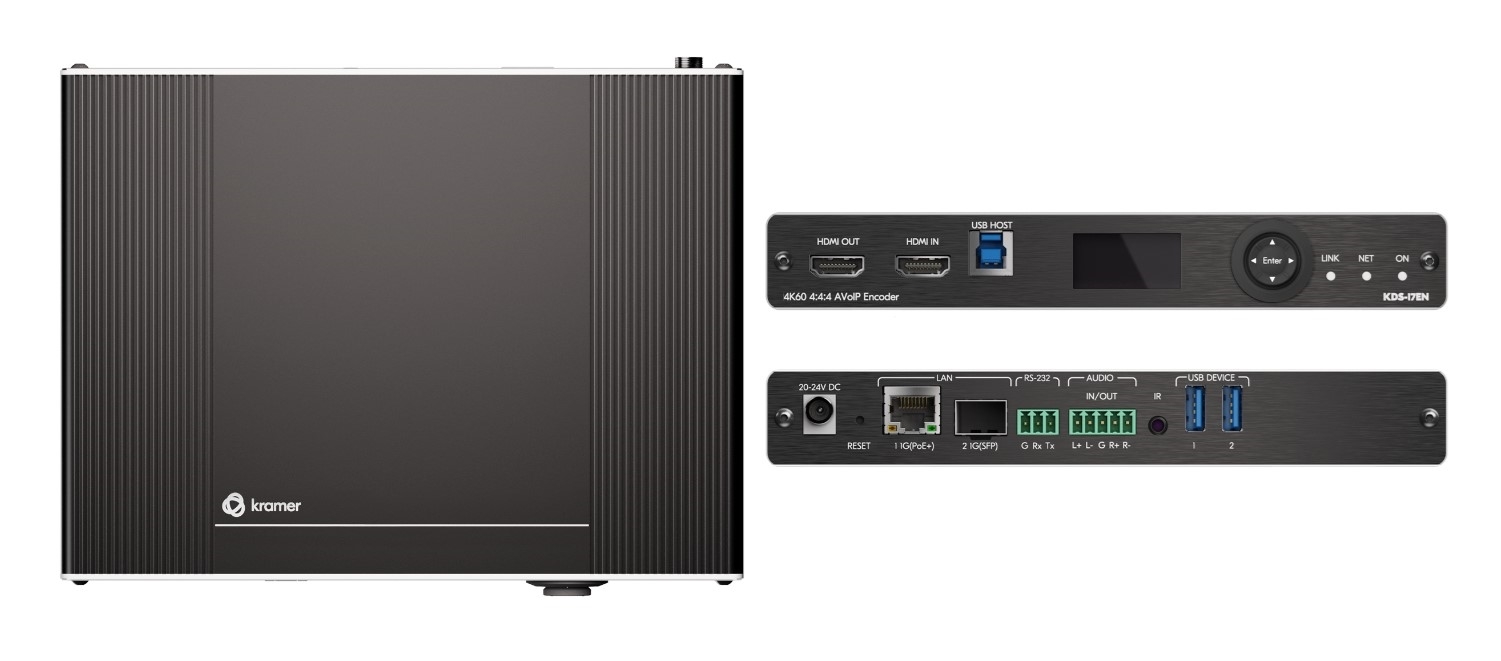 Кодер и передатчик в сеть Ethernet видео HD Kramer Electronics KDS-17EN