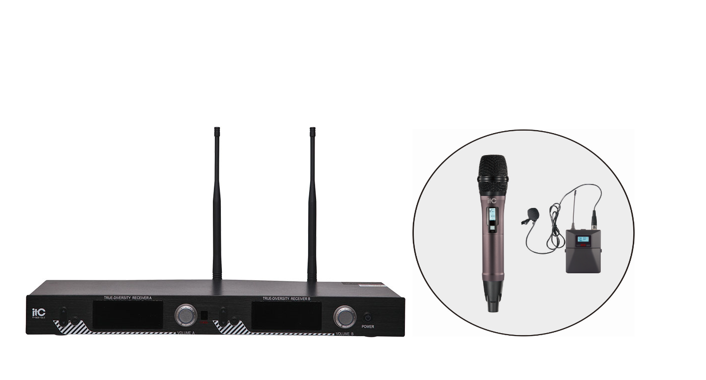 ITC T-521UT 1 петличный +1 ручной микрофоны