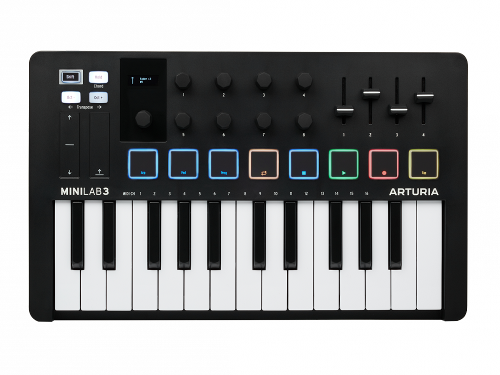 MIDI клавиатура Arturia MiniLAB 3 Black Edition