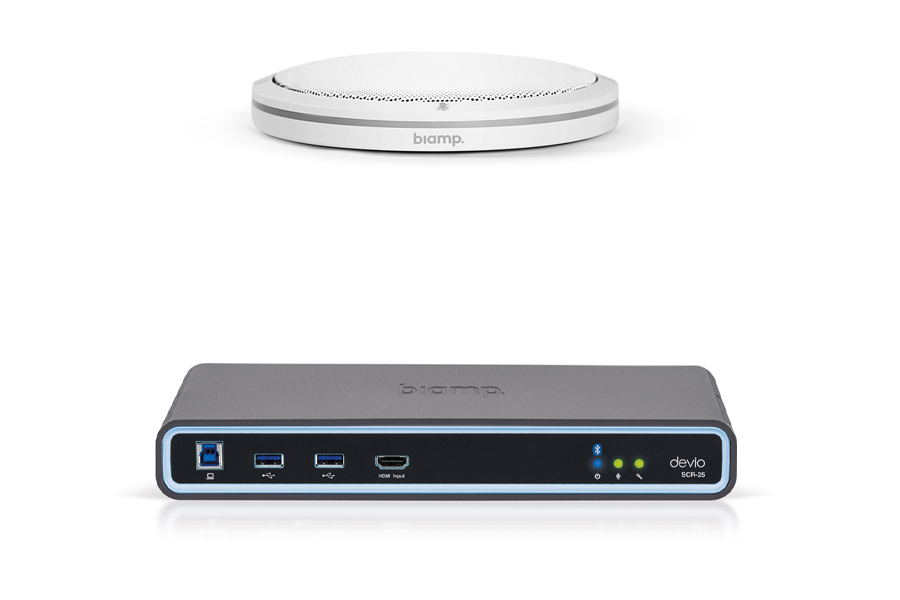 Микрофон с аудиопроцессором Biamp DevioSCR-25TX(White)