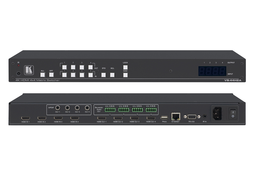 Матричный коммутатор Kramer Electronics VS-44H2A