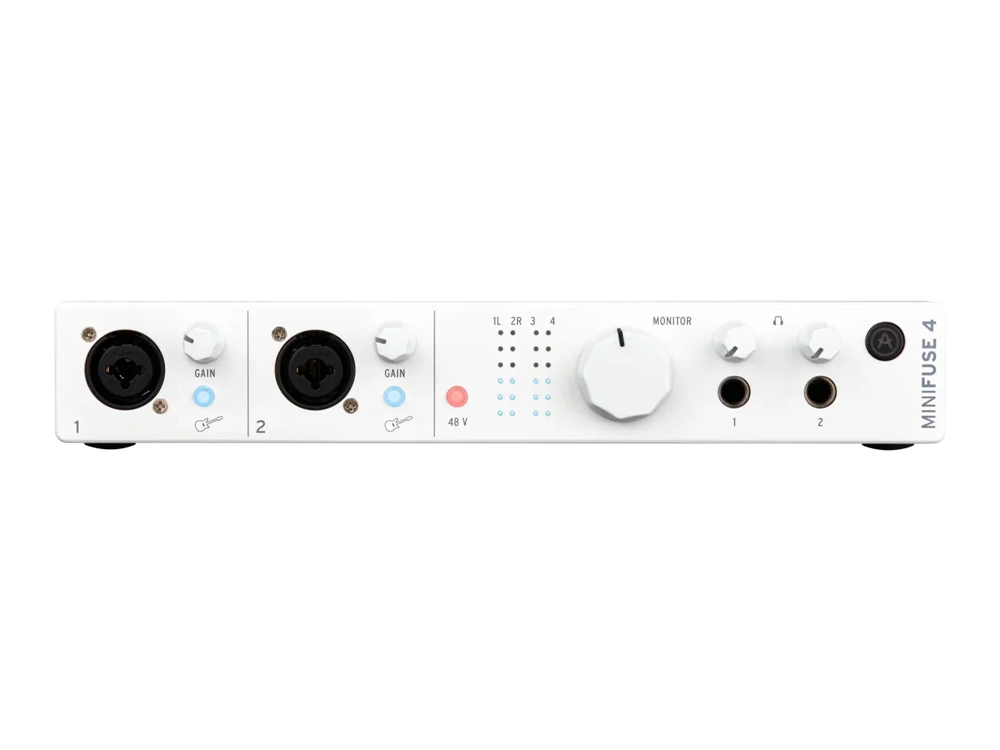 Аудиоинтерфейс USB Arturia MiniFuse 4 White