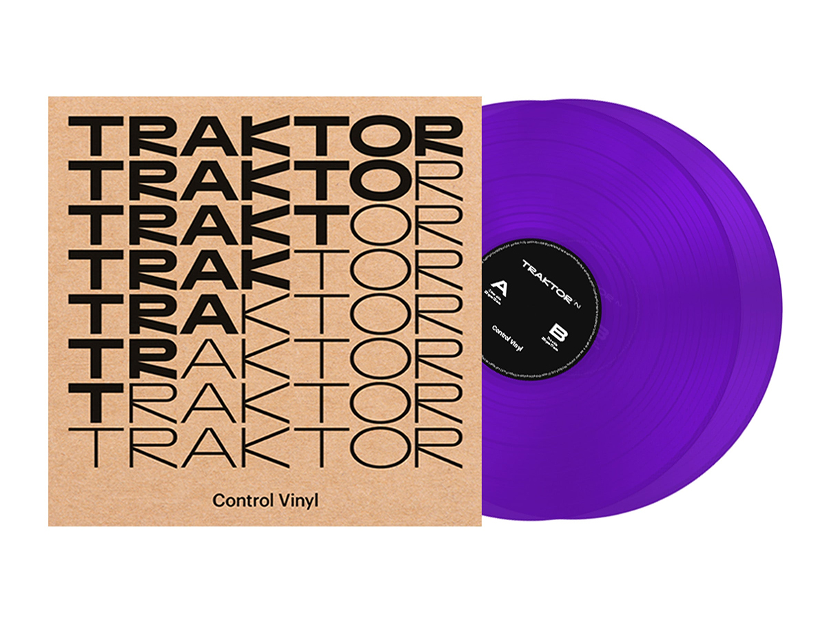 Виниловый диск с таймкодами Native Instruments Traktor Control Vinyl Purple