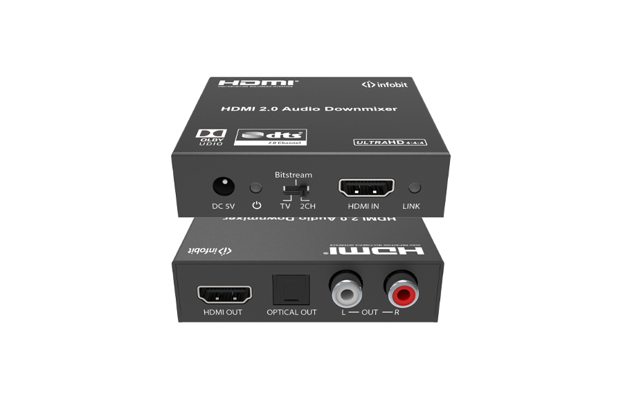 Деэмбеддер HDMI 4K60 Infobit iTrans AD02