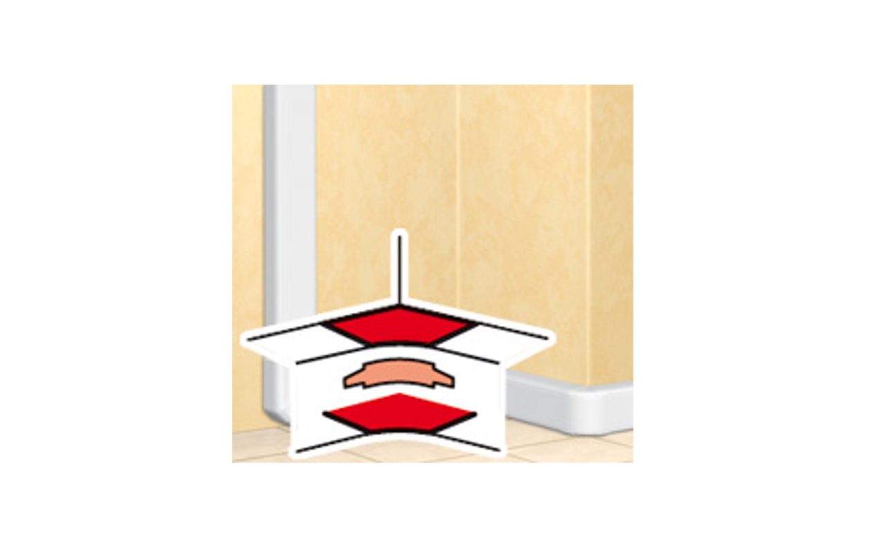 Угол внутренний переменный для кабель-каналов DLP 50х105 Legrand DLP