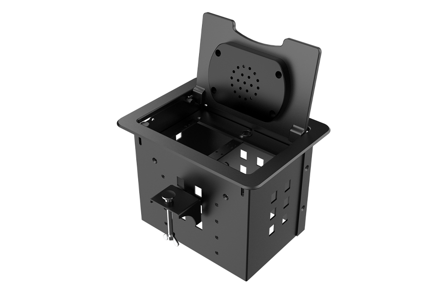 Прямоугольный металлический корпус Wize Pro WRTS-06BOXQI-B