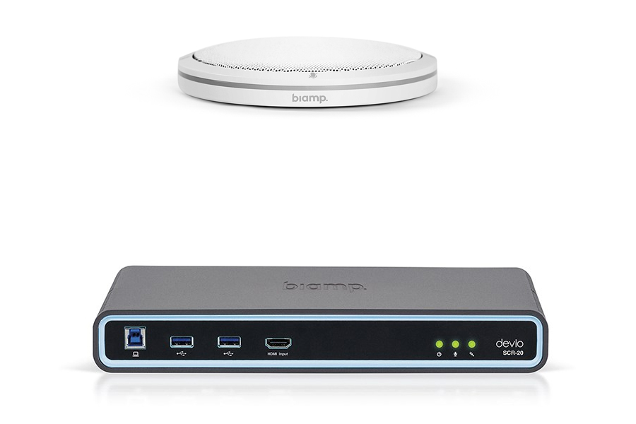 Микрофон с аудиопроцессором Biamp DevioSCR-20TX(White)