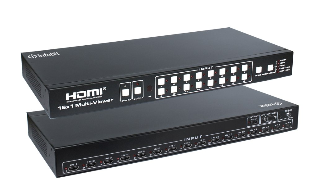 Многооконный видеопроцессор Infobit iSwitch 1601