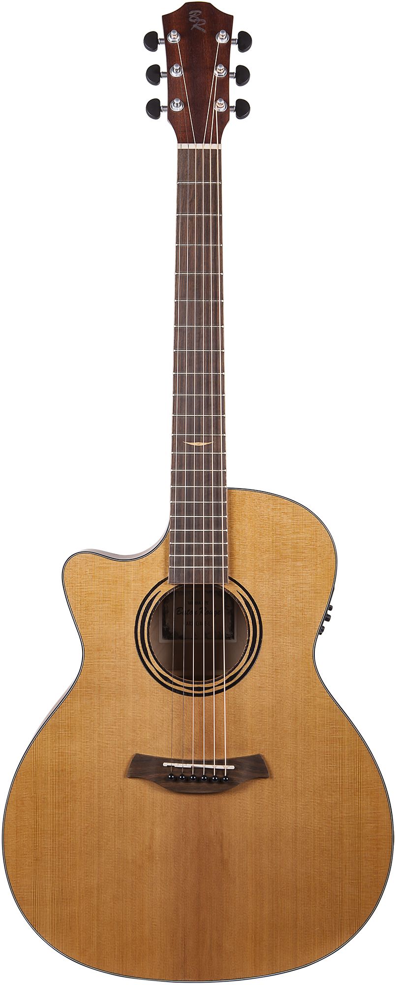 Леворукая электроакустическая гитара BATON ROUGE AR21C/ACE-L