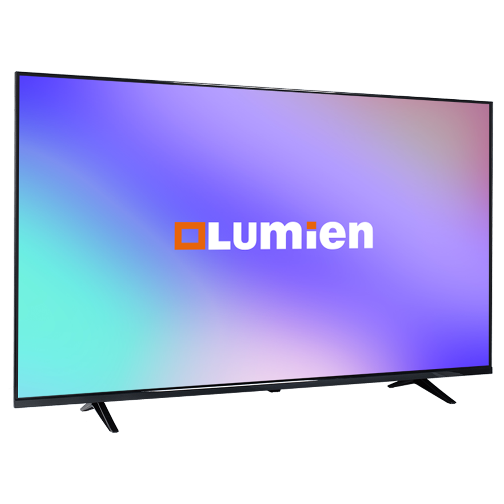 Телевизор [ LM5530TV01 ] Lumien [LM5530TV01] 55 дюймов, D-LED, 300 нит, Ландшафт, без тюнера, без ОС, 3 входа HDMI, USB, АС 2х9 Вт, кабель HDMI-HDMI