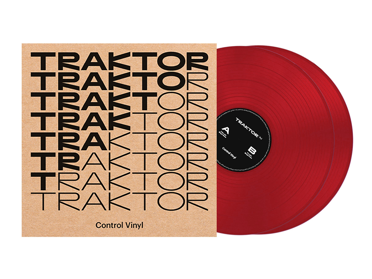 Виниловый диск с таймкодами Native Instruments Traktor Control Vinyl Red
