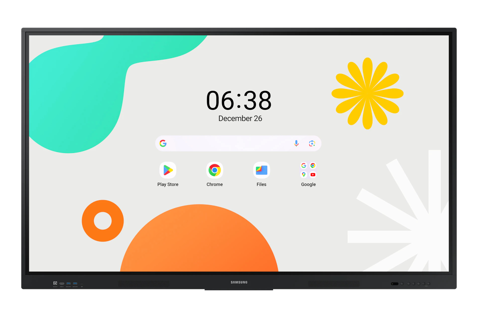 Интерактивный дисплей Samsung [WA86F] 3840х2160, 1200:1, 400км/м2, проходной HDMI, OPS, Android 14, 40 касаний