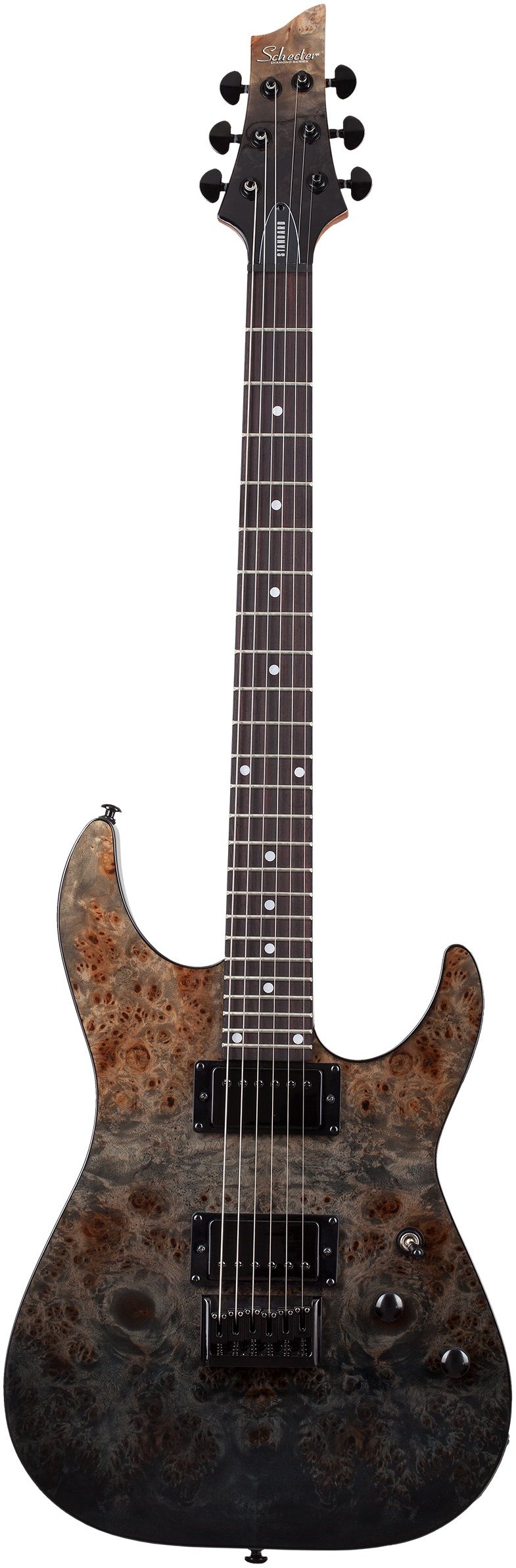 Электрогитара SCHECTER C-1 STANDARD BLACK FADE BURST BURL BFBB