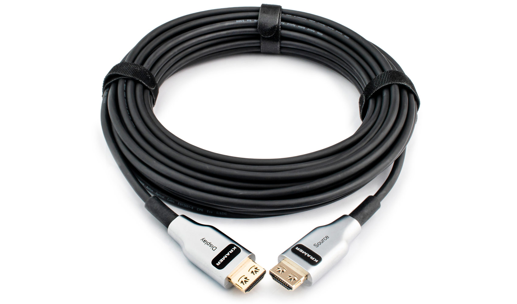 Малодымный сверхвысокоскоростной гибридный кабель для передачи сигнала HDMI Kramer Electronics CLS-AOCH/UF-295