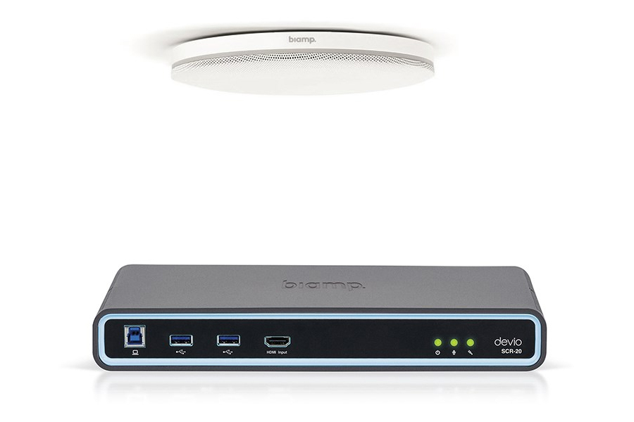 Микрофон с аудиопроцессором Biamp DevioSCR-20CX(White)